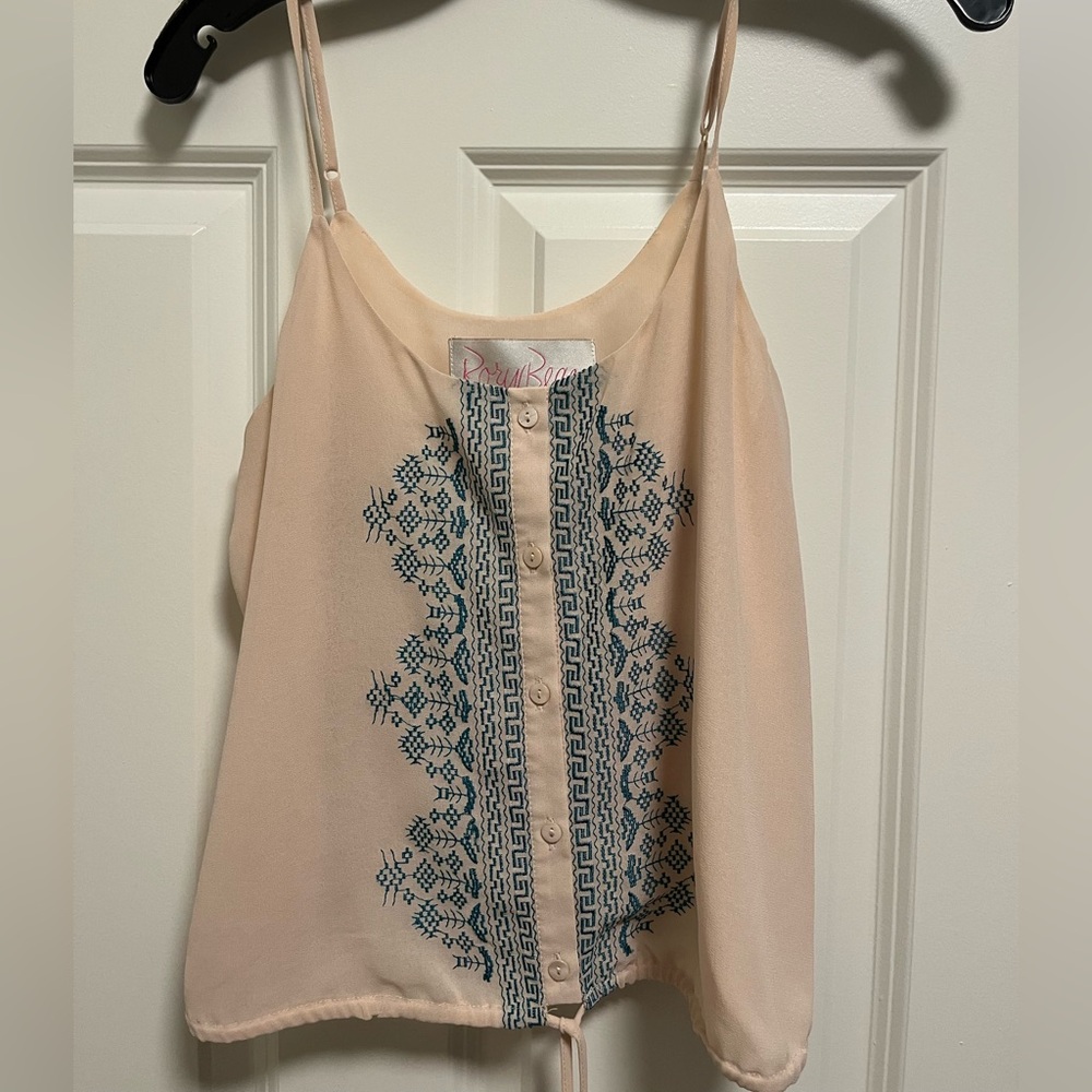 Rory Beca for Forever 21 embroidered tank.